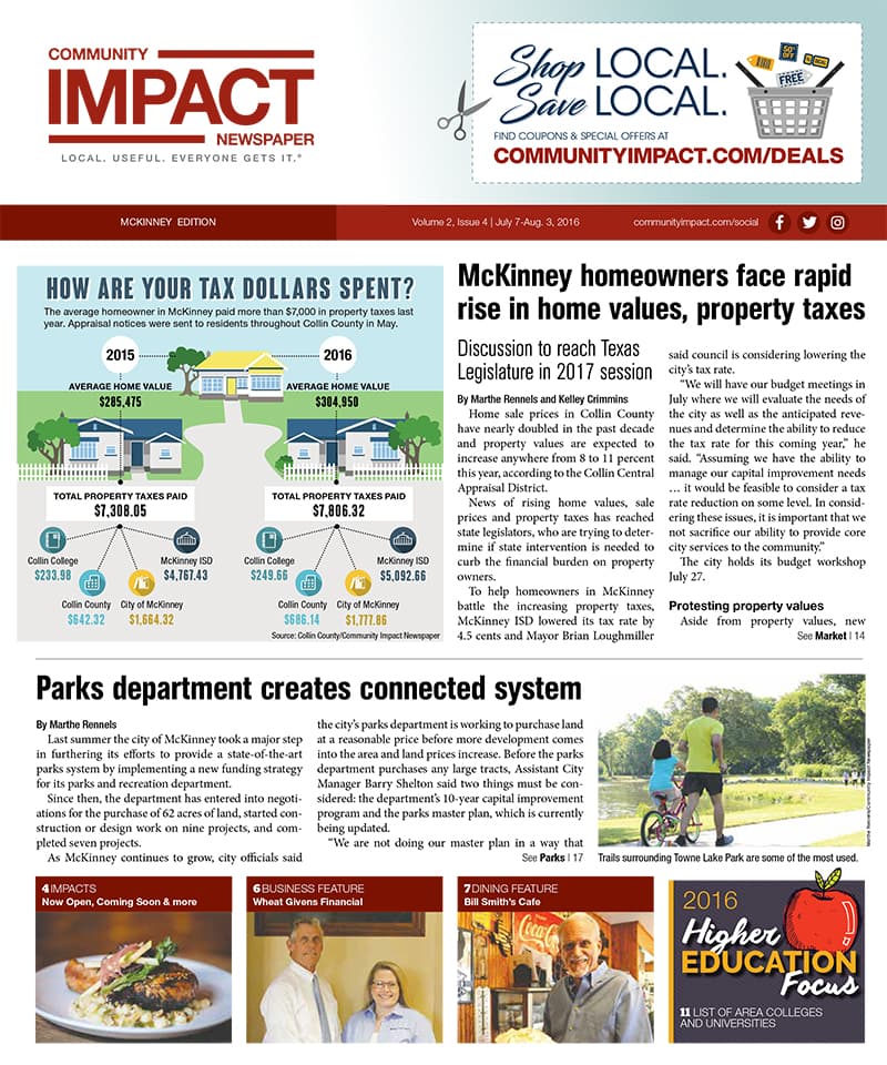 McKinney cover — July 2016