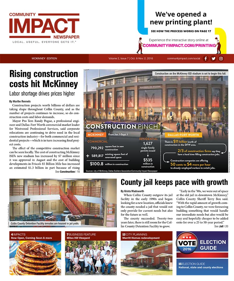 McKinney cover — October 2016