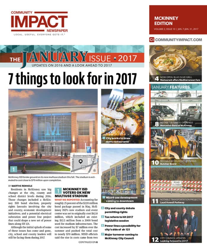 McKinney cover — January 2017