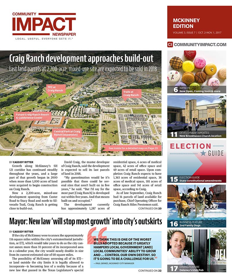 McKinney cover — October 2017
