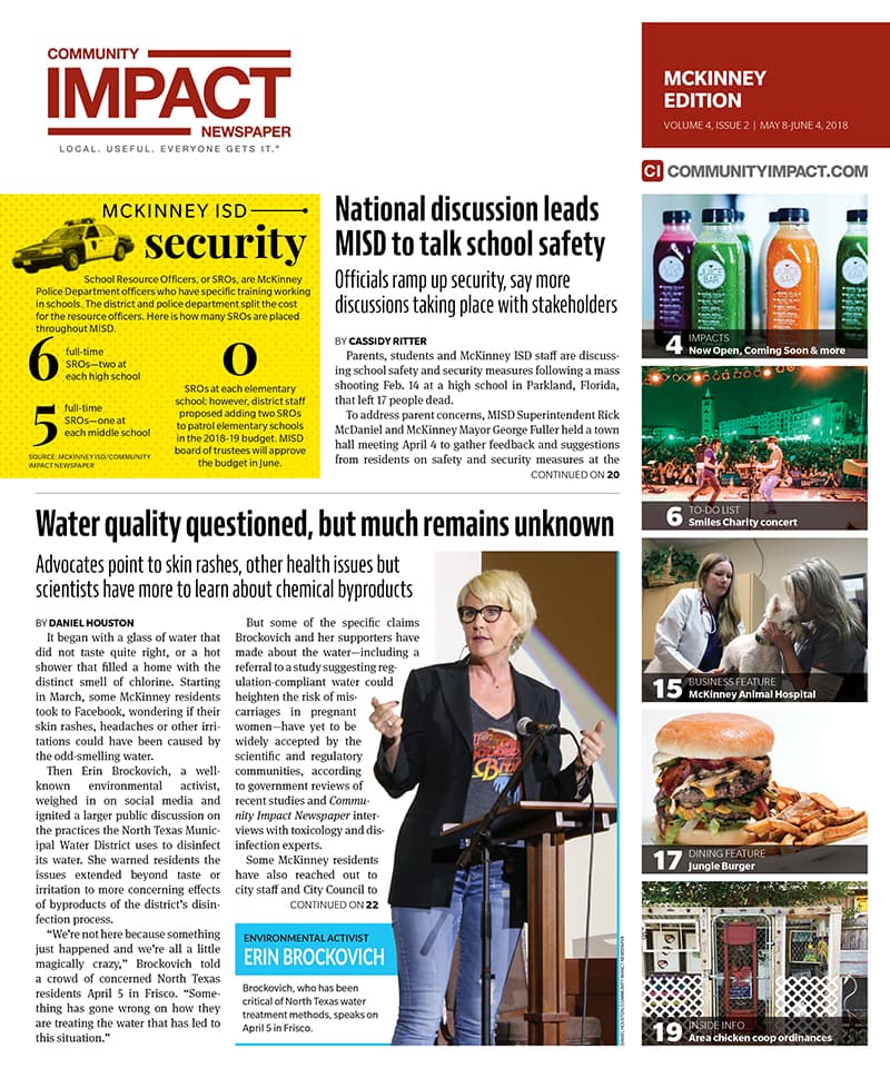 McKinney cover — May 2018