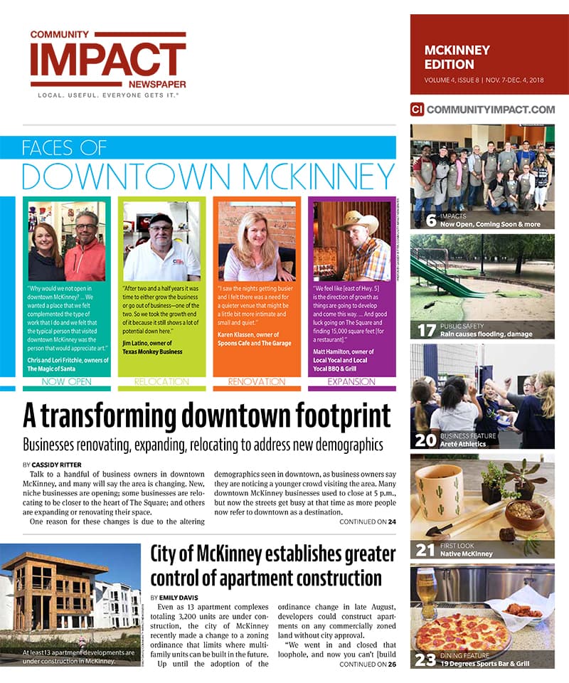 McKinney cover — November 2018
