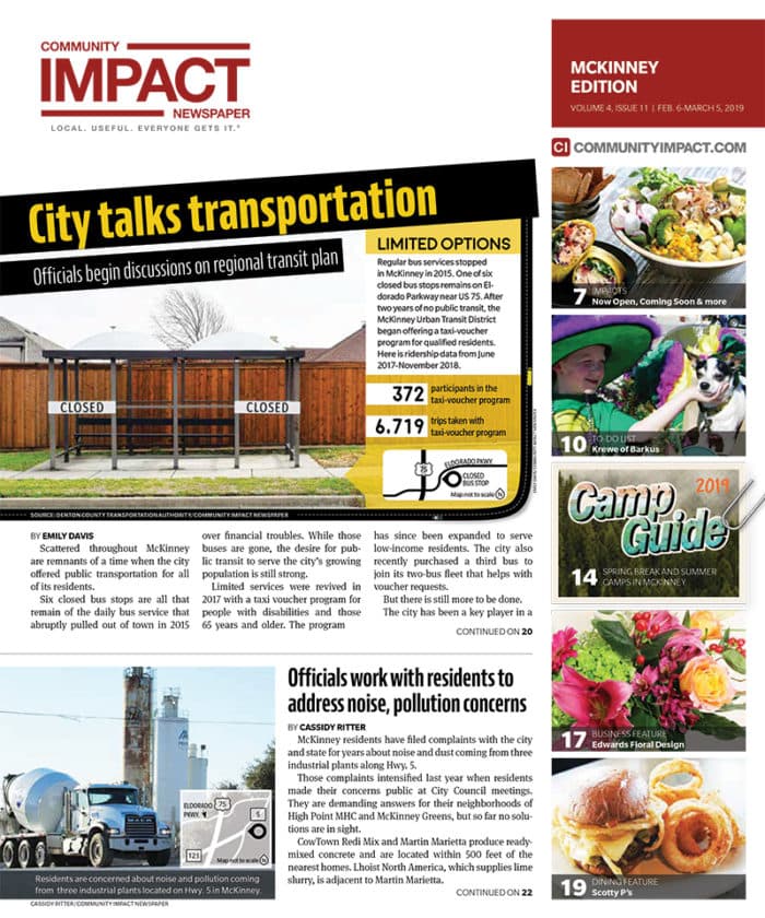 McKinney cover — February 2019