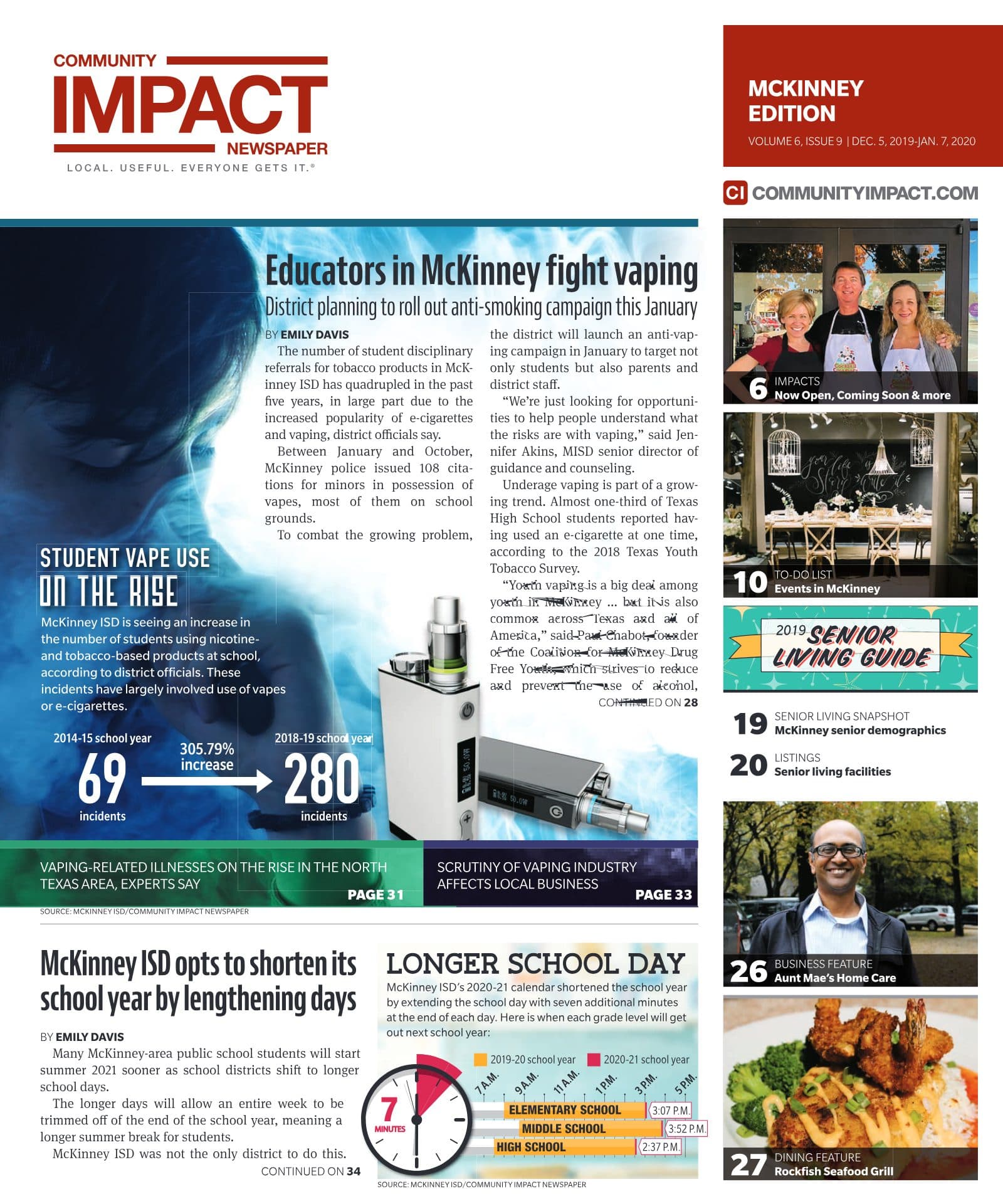 McKinney cover — December 2019
