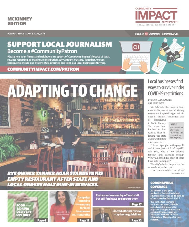 McKinney cover — April 2020