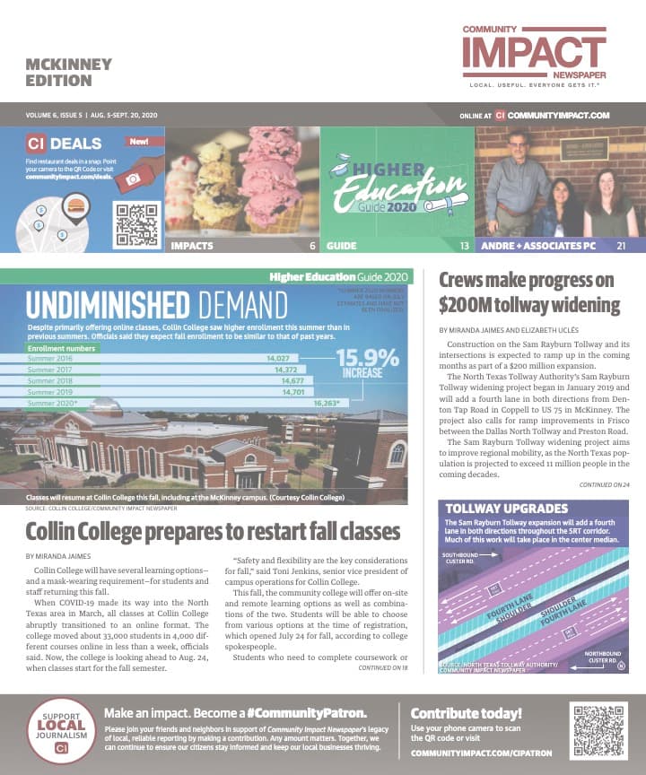 McKinney cover — August 2020