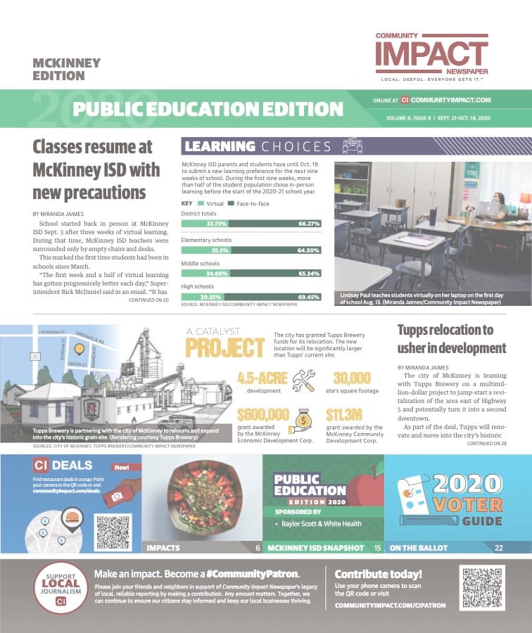 McKinney cover — September 2020