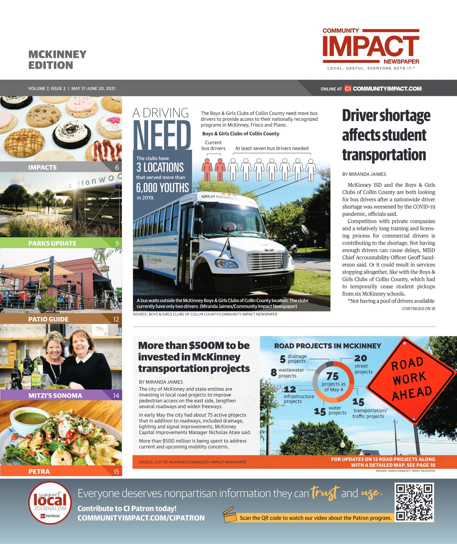 McKinney cover — May 2021
