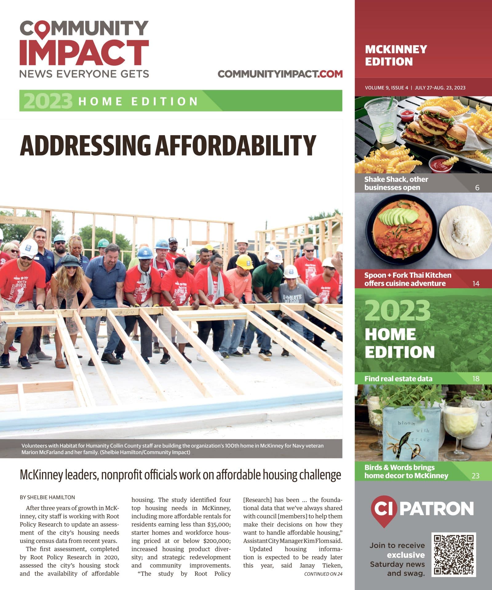 McKinney cover — July 2023