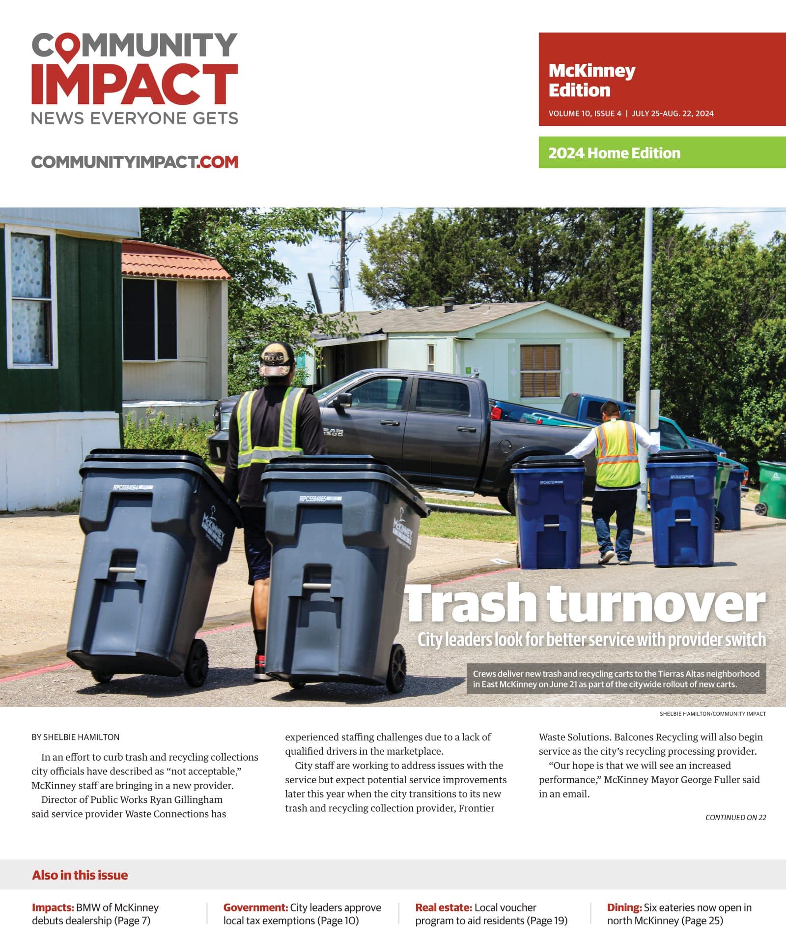 McKinney cover — July 2024