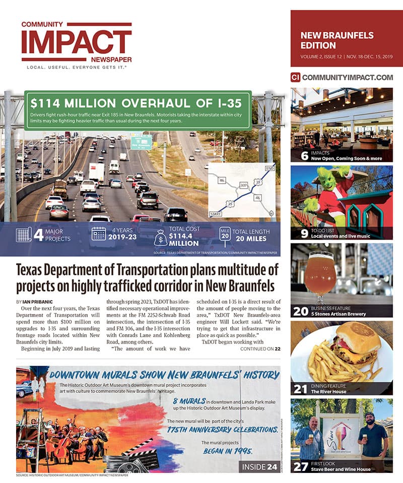 New Braunfels cover — November 2019