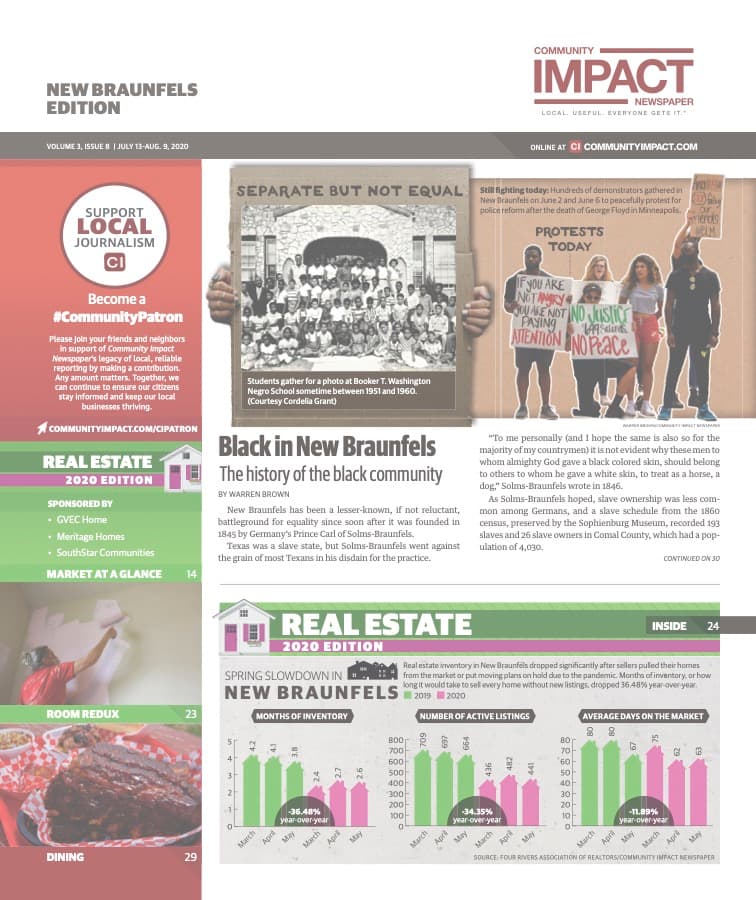 New Braunfels cover — July 2020