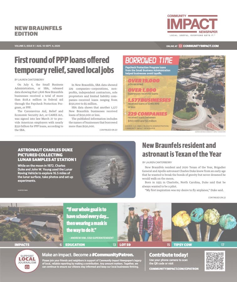 New Braunfels cover — August 2020