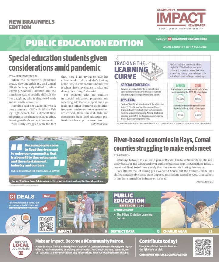 New Braunfels cover — September 2020