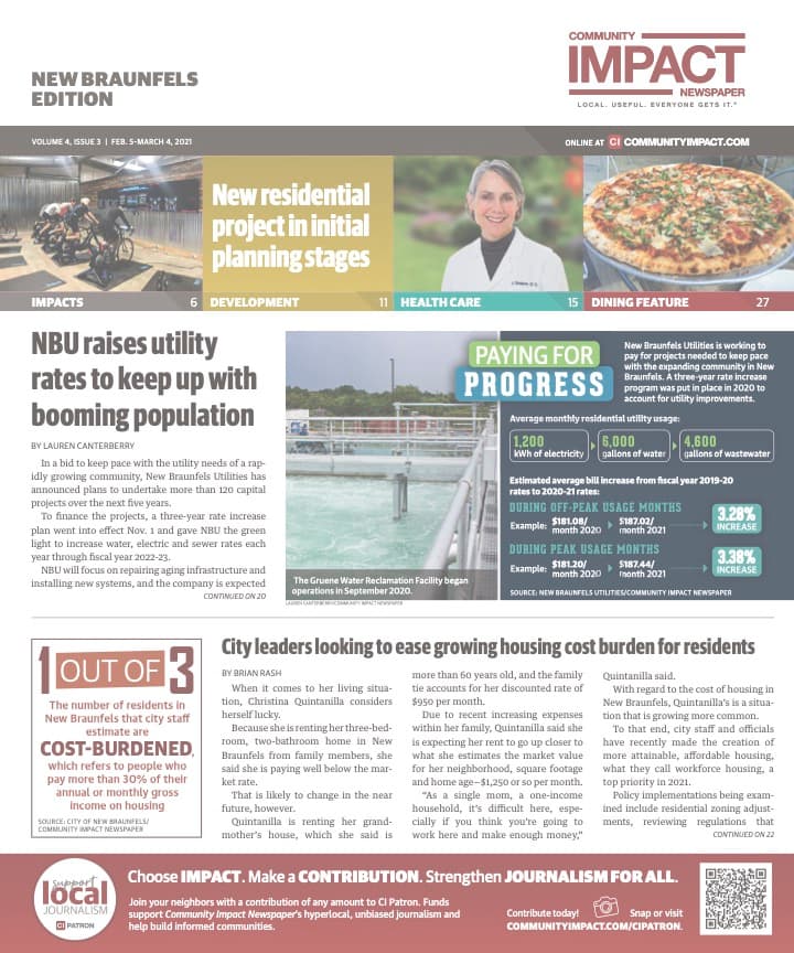 New Braunfels cover — February 2021