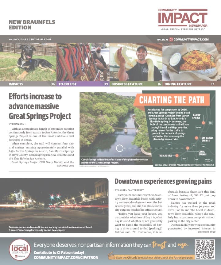 New Braunfels cover — May 2021