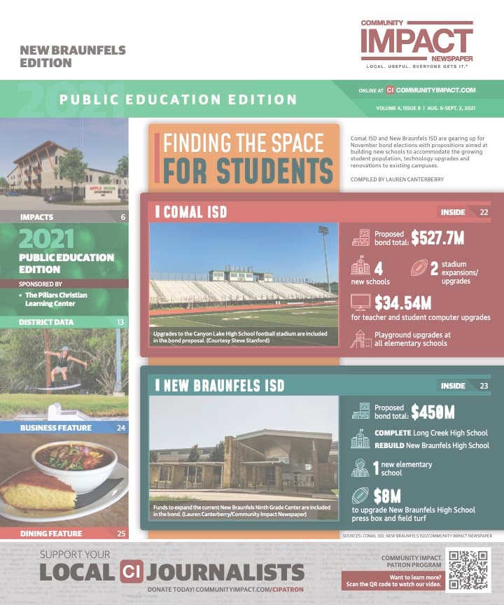New Braunfels cover — August 2021
