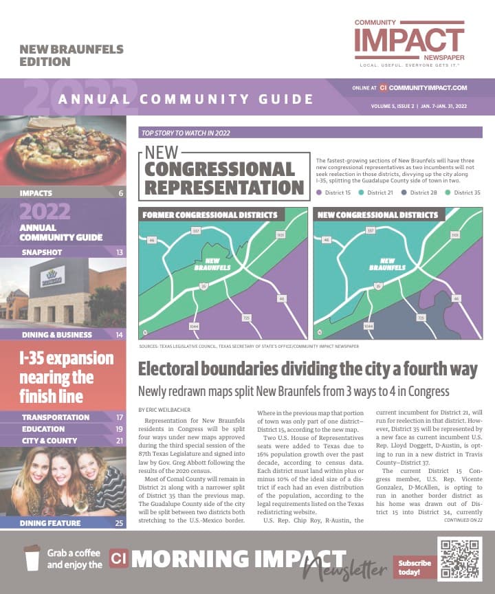 New Braunfels cover — January 2022