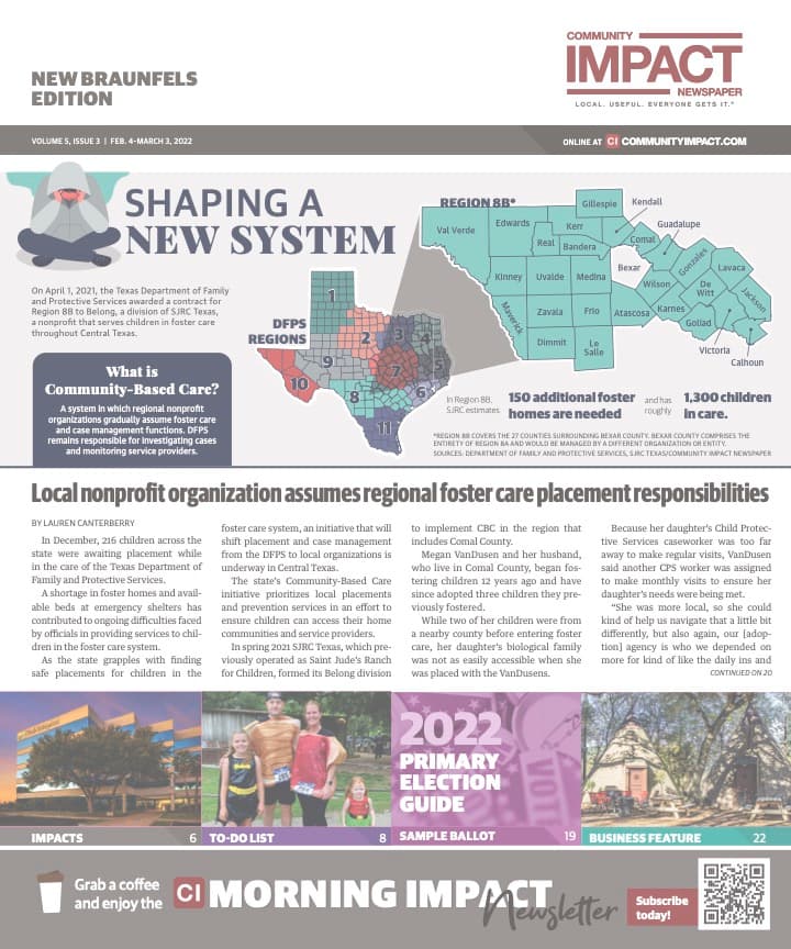 New Braunfels cover — February 2022
