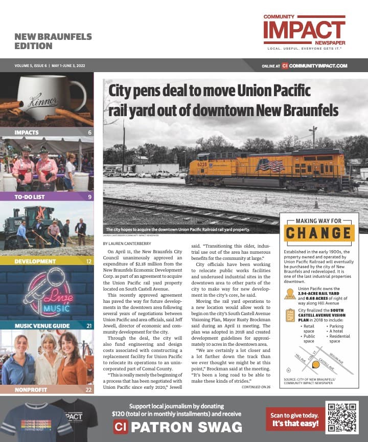 New Braunfels cover — May 2022