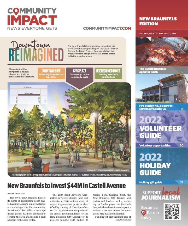 New Braunfels cover — November 2022