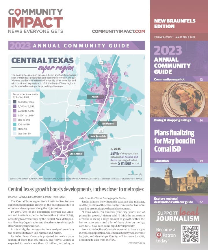 New Braunfels cover — January 2023