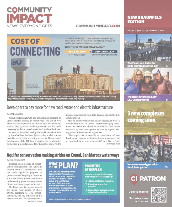 New Braunfels cover — February 2023