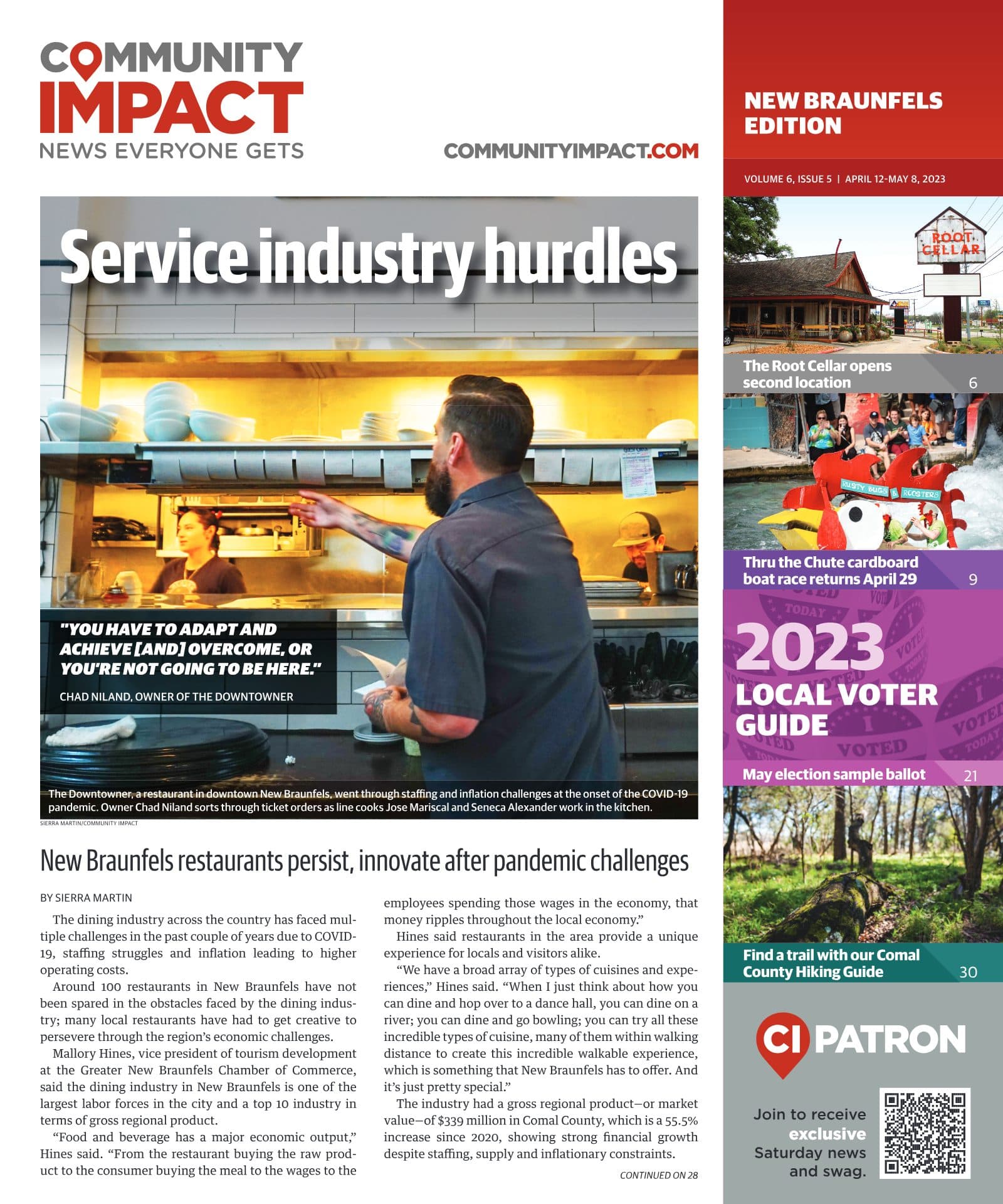 New Braunfels cover — April 2023