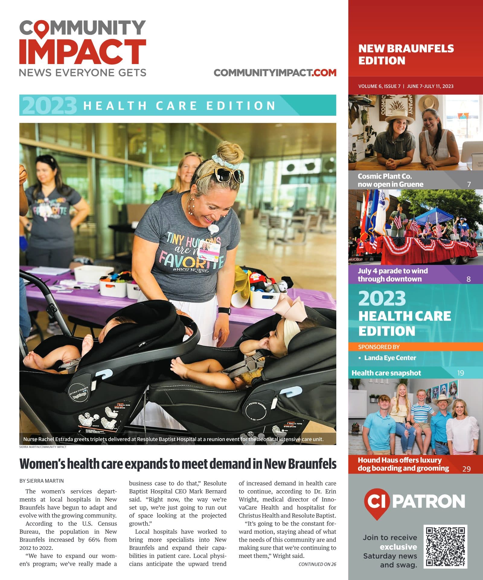 New Braunfels cover — June 2023