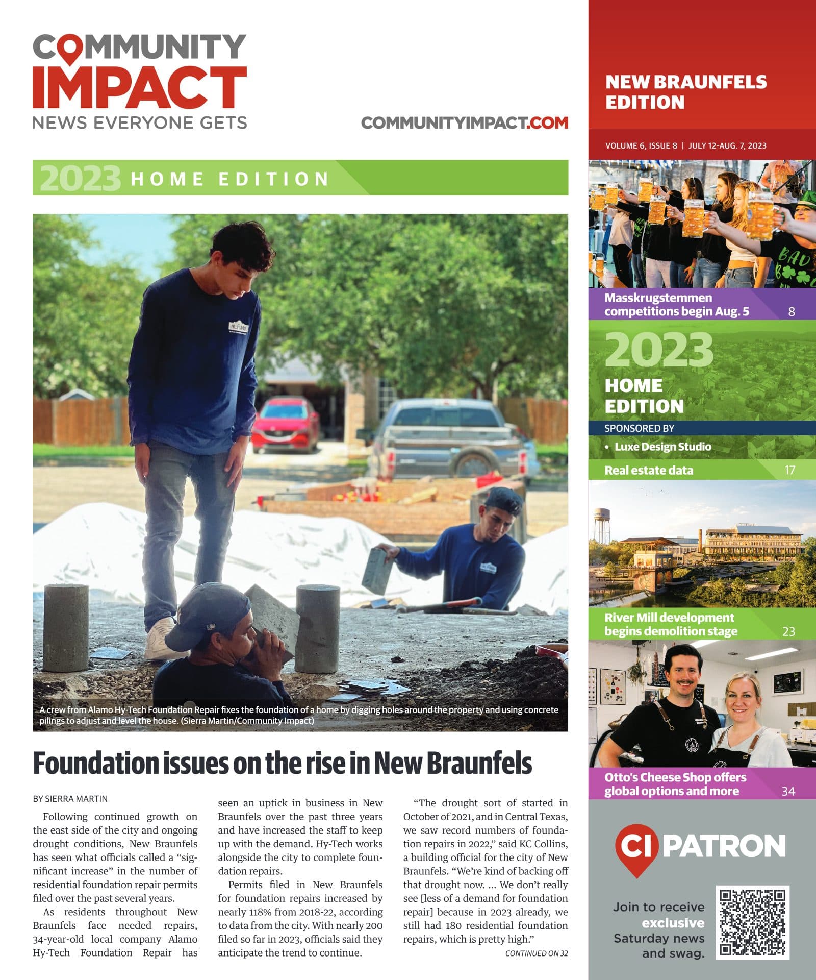 New Braunfels cover — July 2023