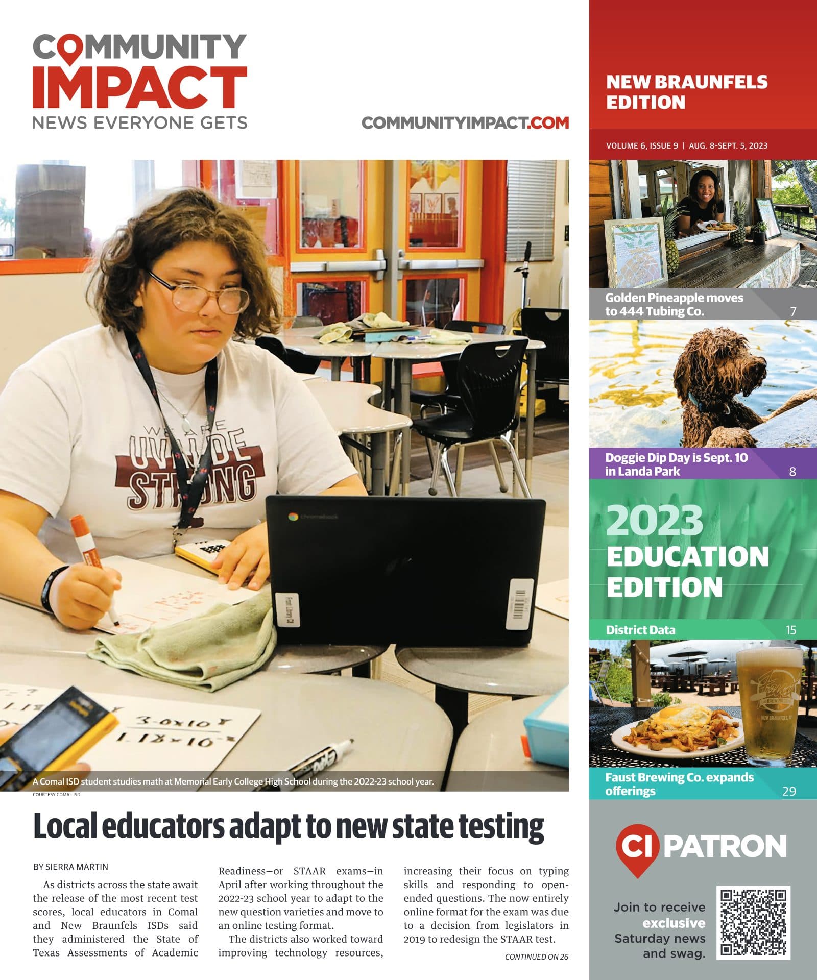 New Braunfels cover — August 2023