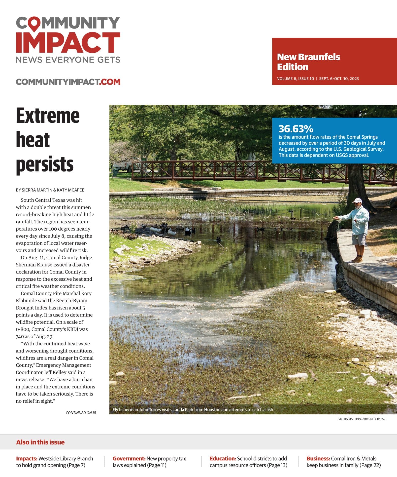 New Braunfels cover — September 2023