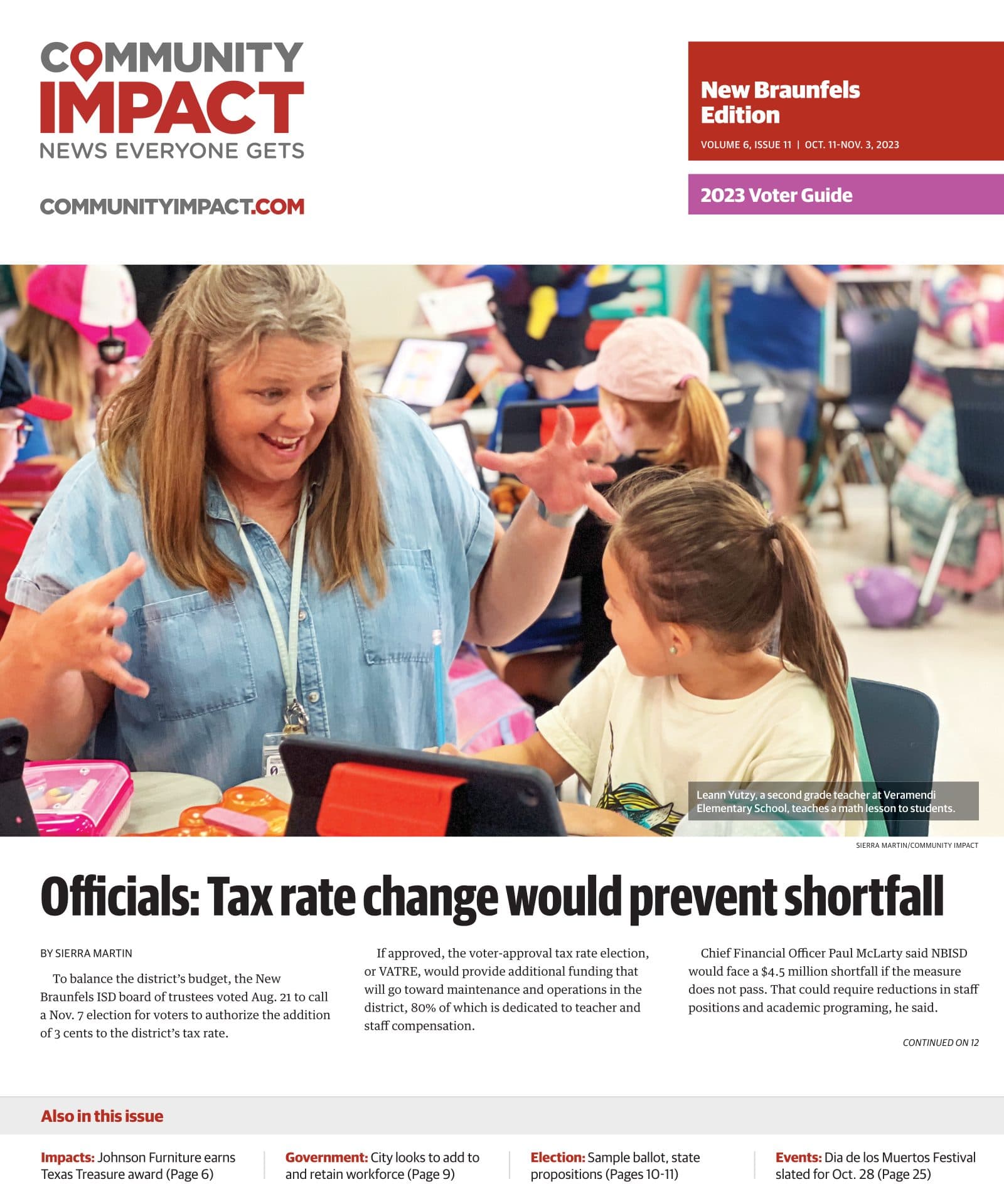 New Braunfels cover — October 2023