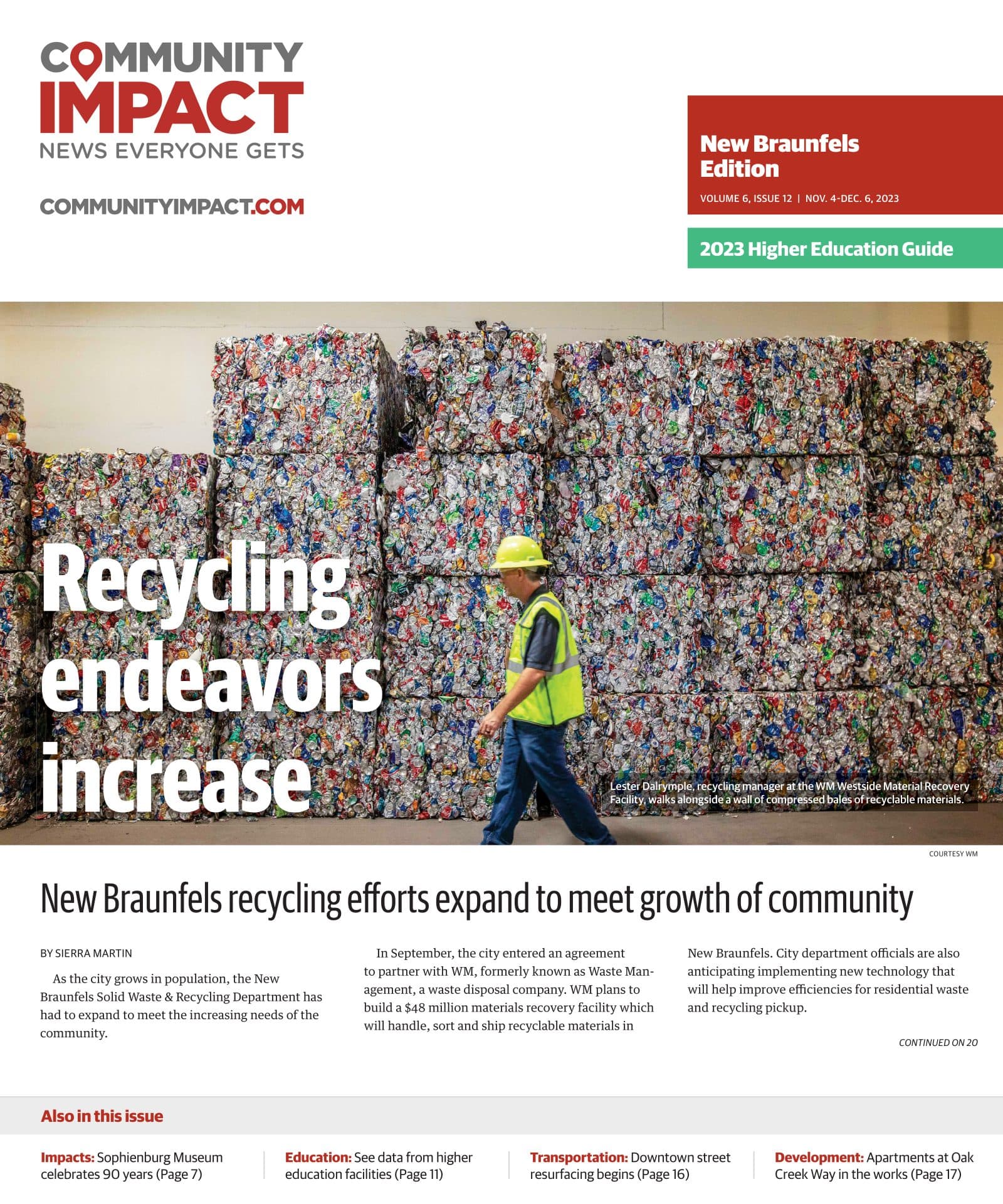 New Braunfels cover — November 2023