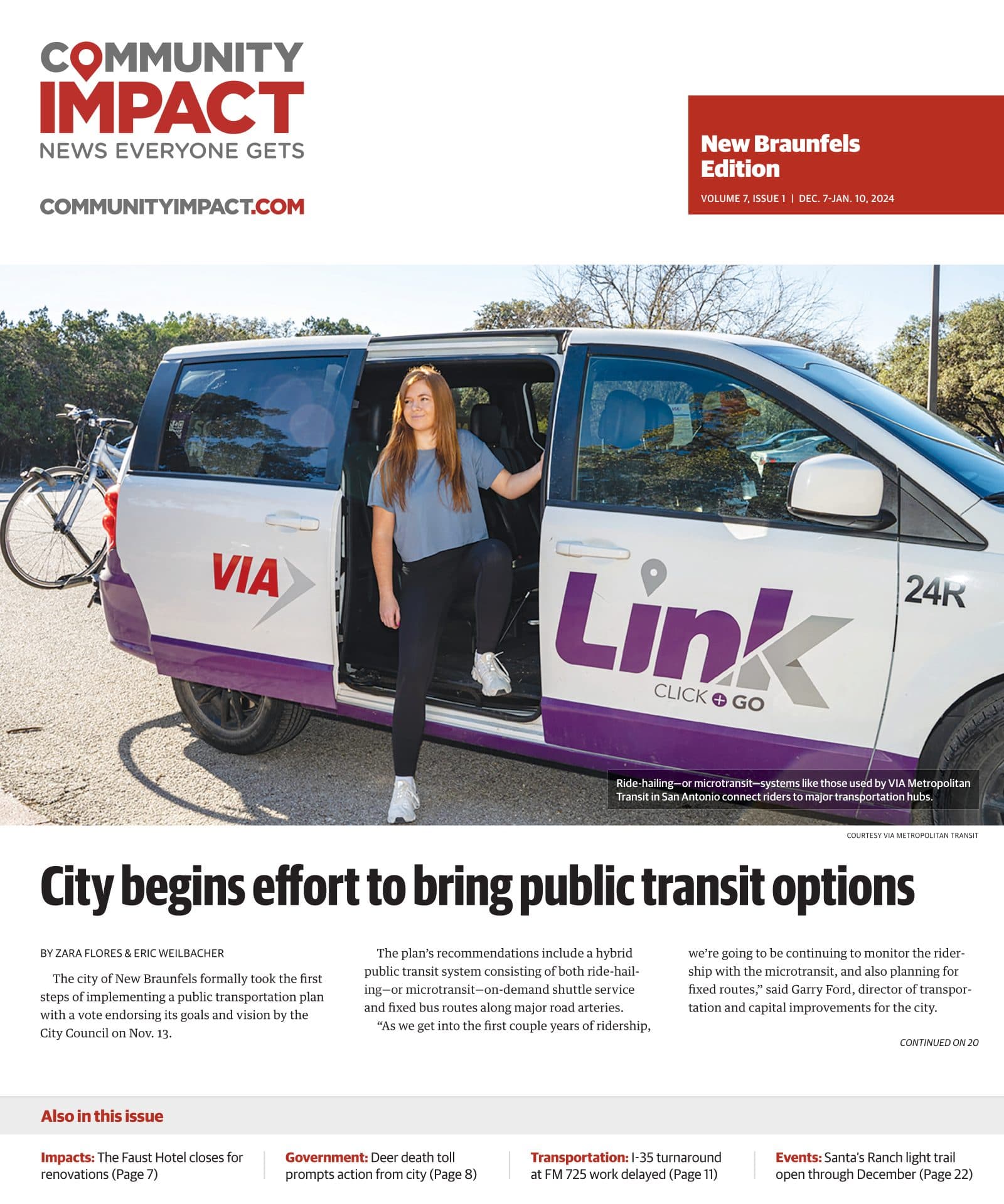New Braunfels cover — December 2023