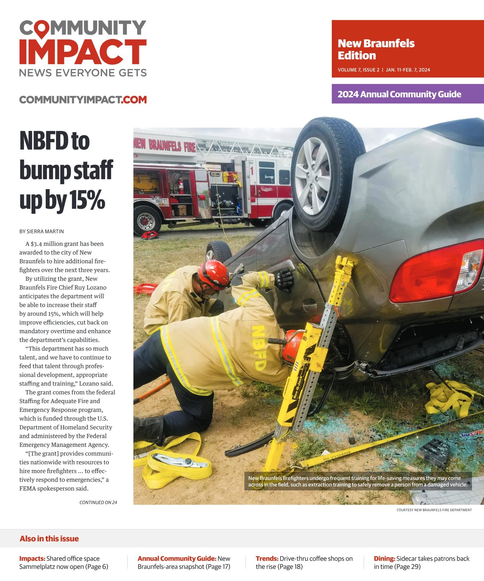 New Braunfels cover — January 2024