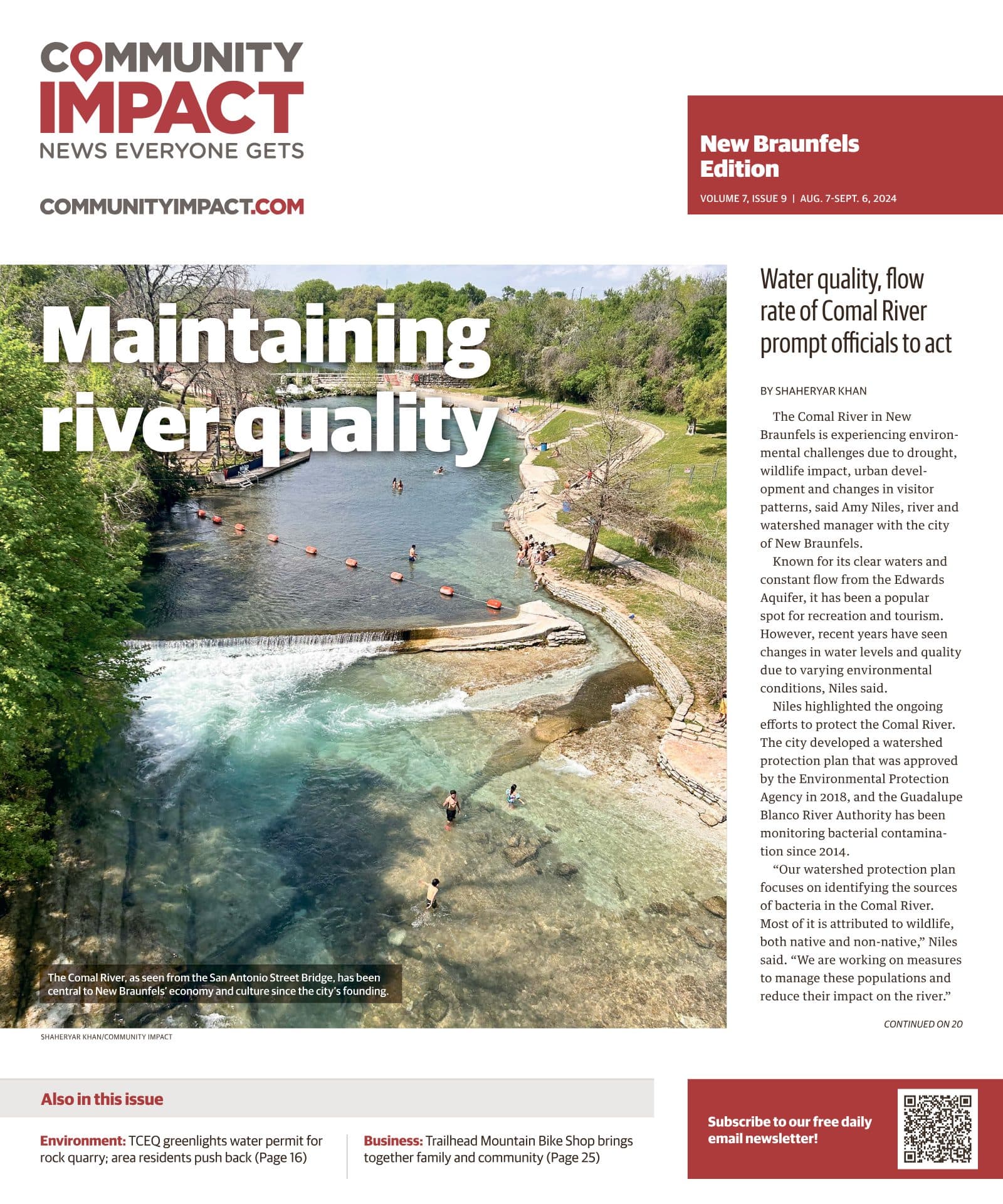 New Braunfels cover — August 2024