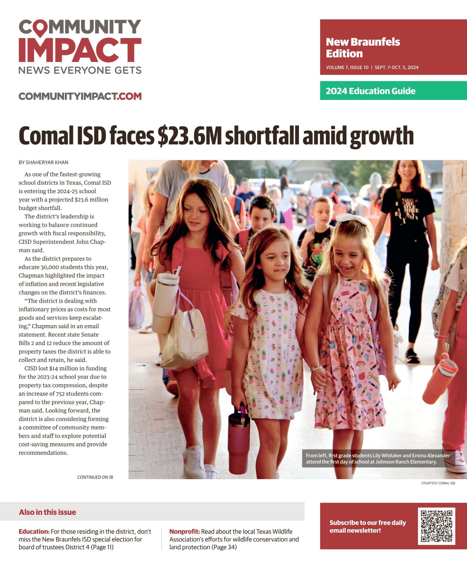 New Braunfels cover — September 2024