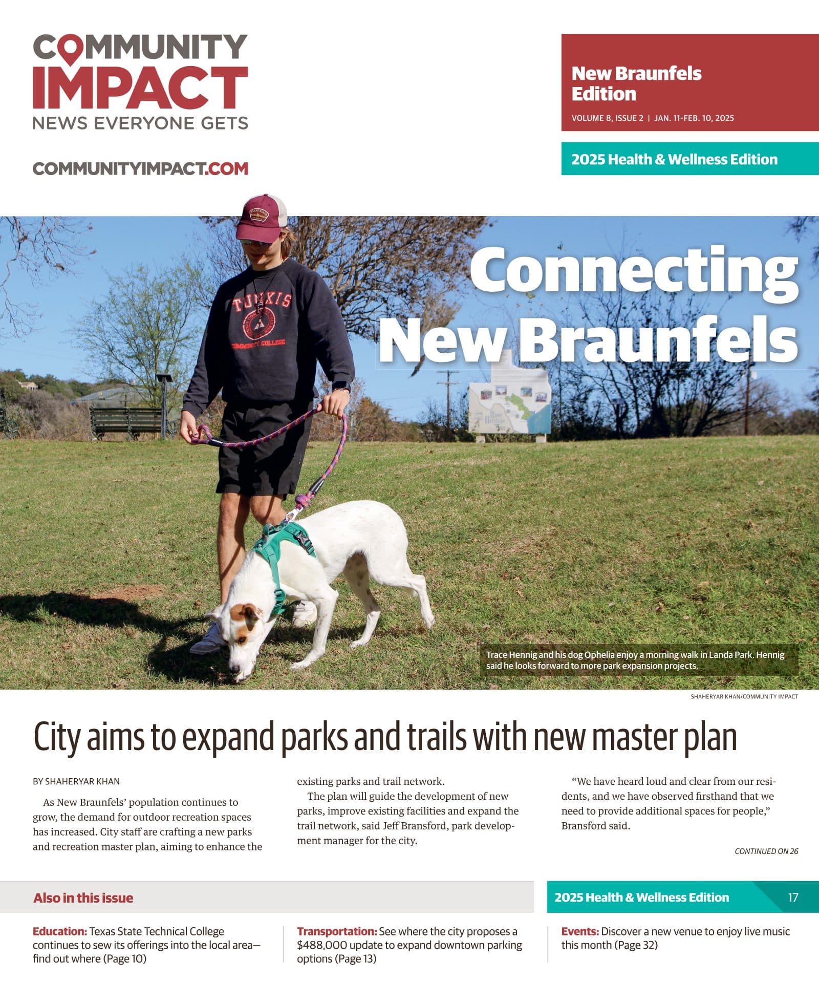 New Braunfels cover — January 2025