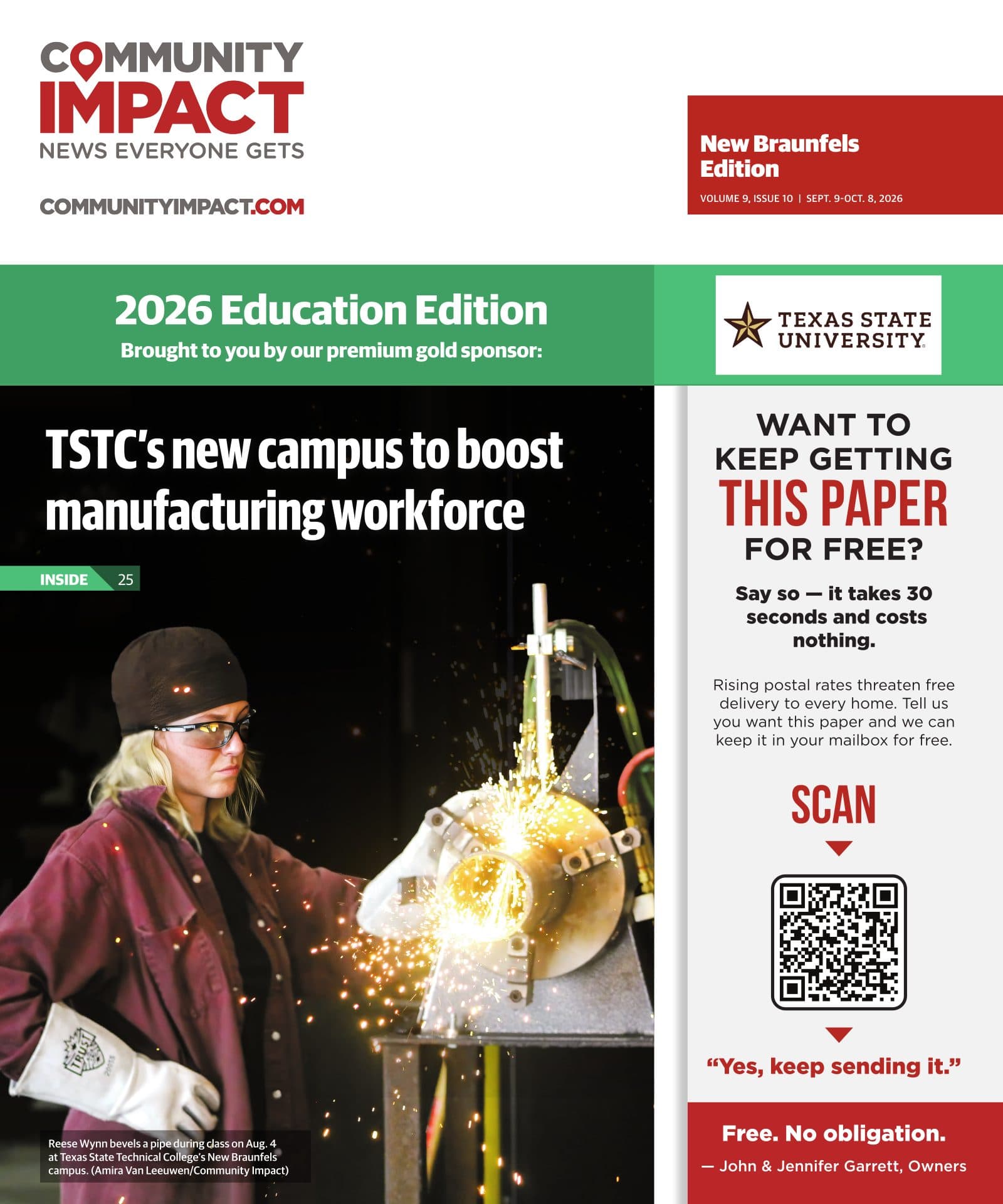 New Braunfels cover — September 2026
