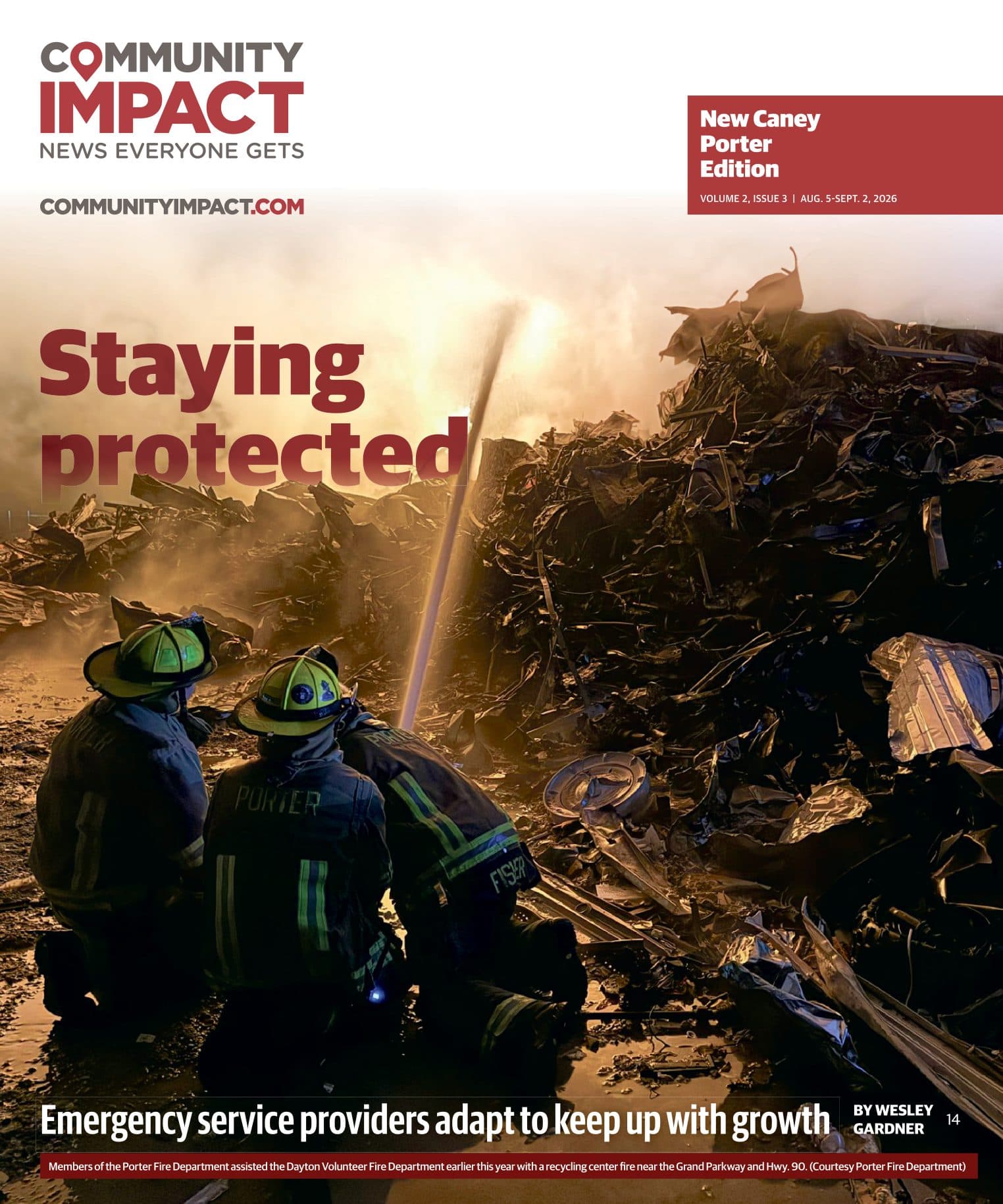 New Caney - Porter cover — August 2026