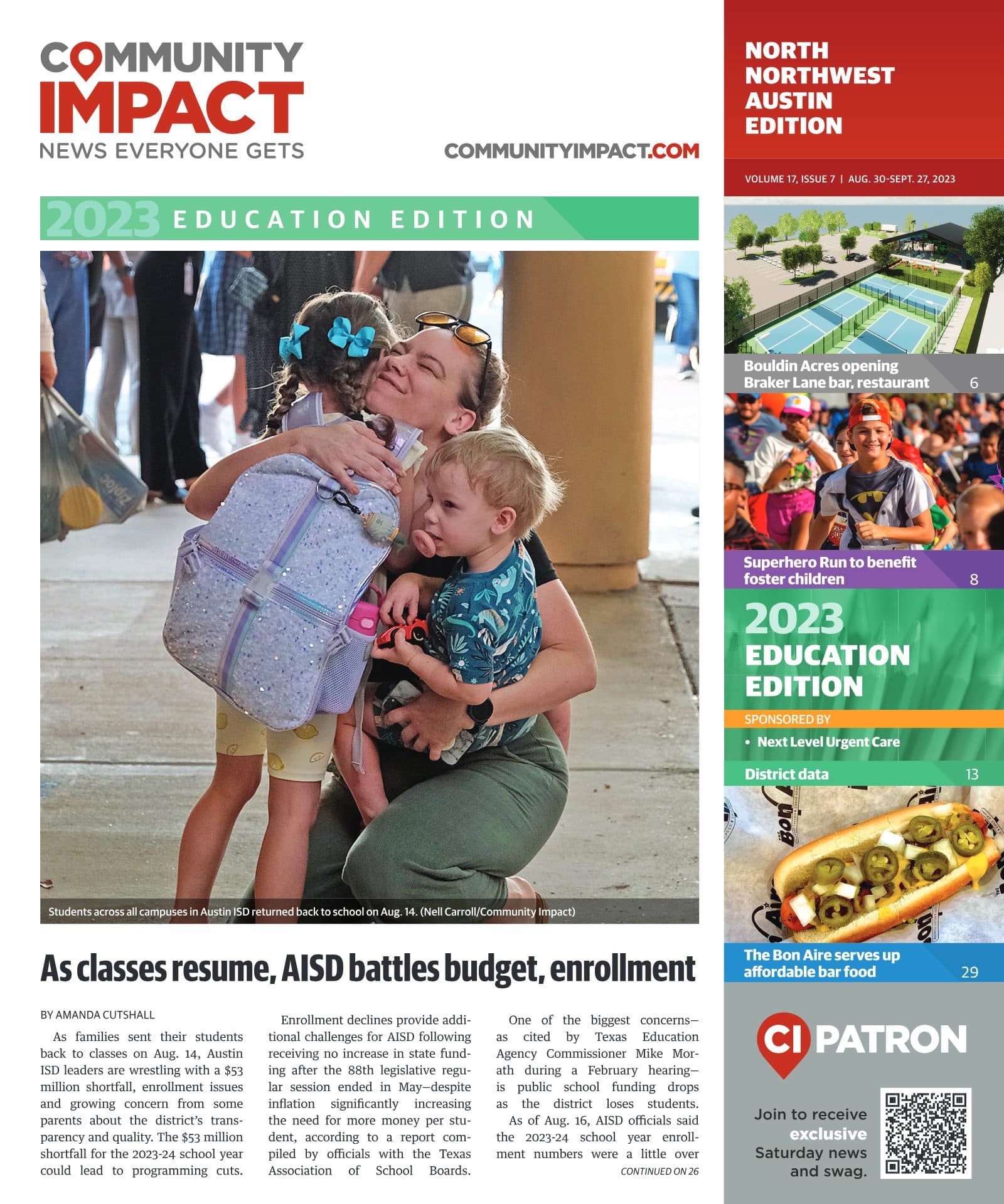 Northwest Austin cover — August 2023