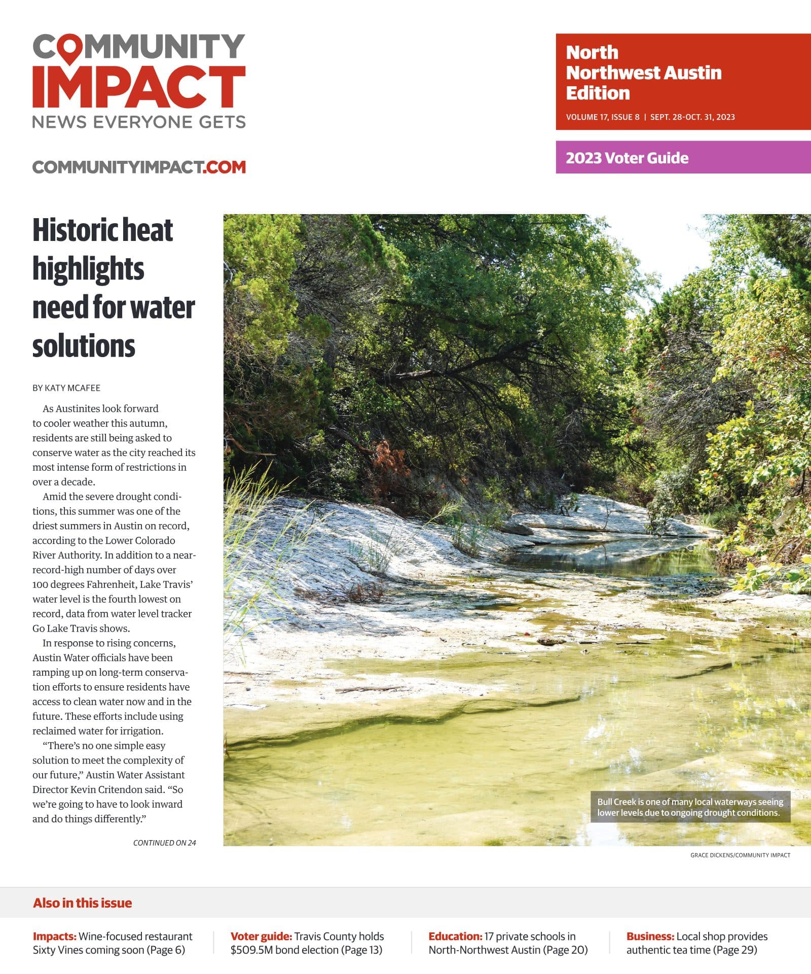 Northwest Austin cover — September 2023