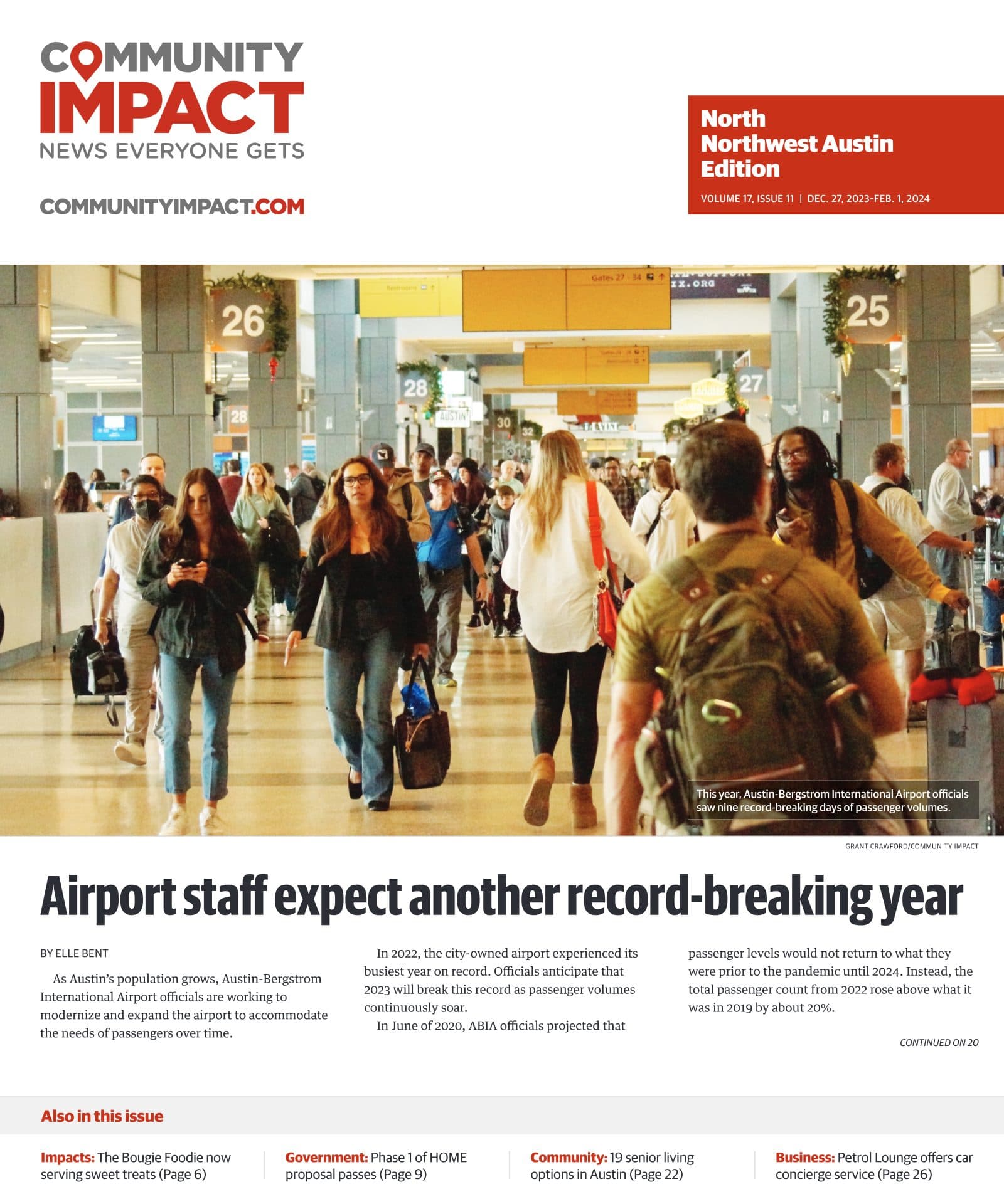 Northwest Austin cover — December 2023