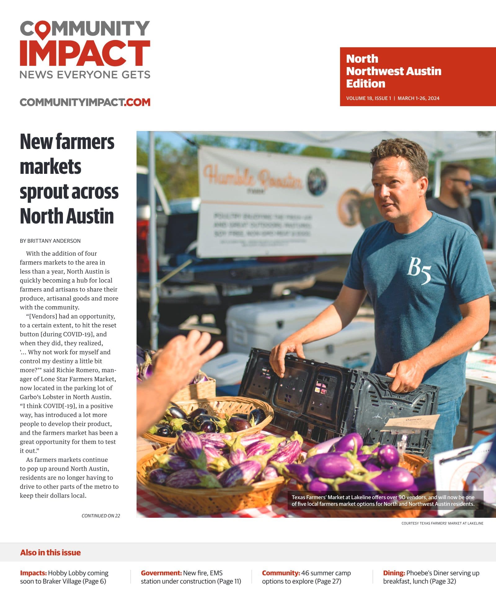 Northwest Austin cover — February 2024