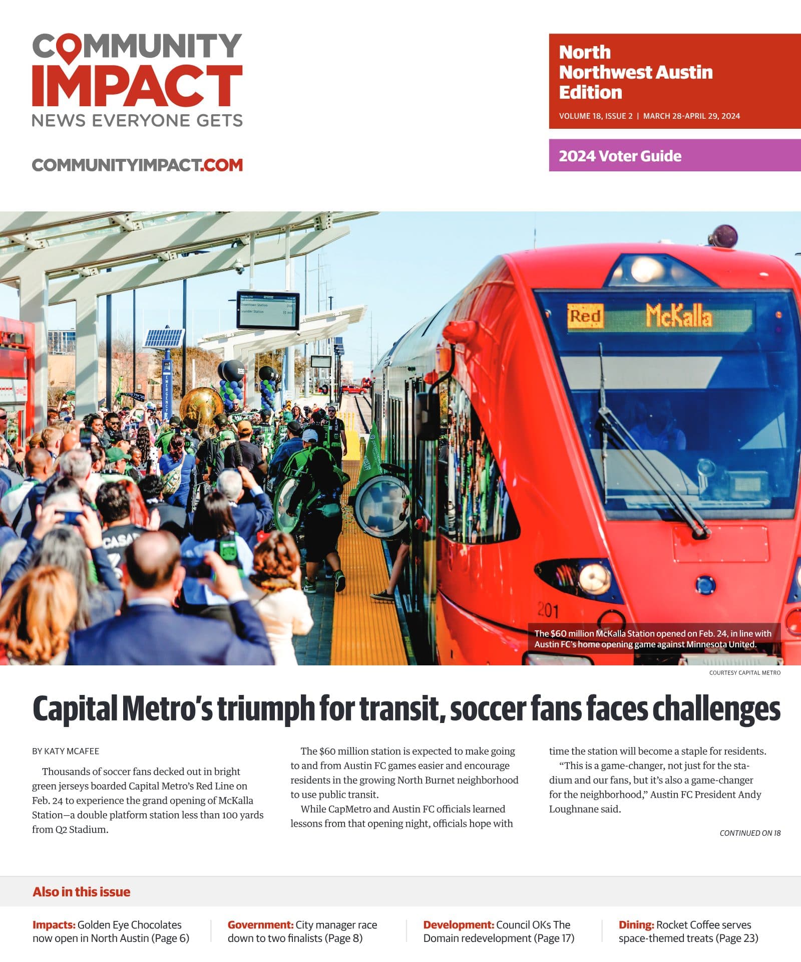 Northwest Austin cover — March 2024