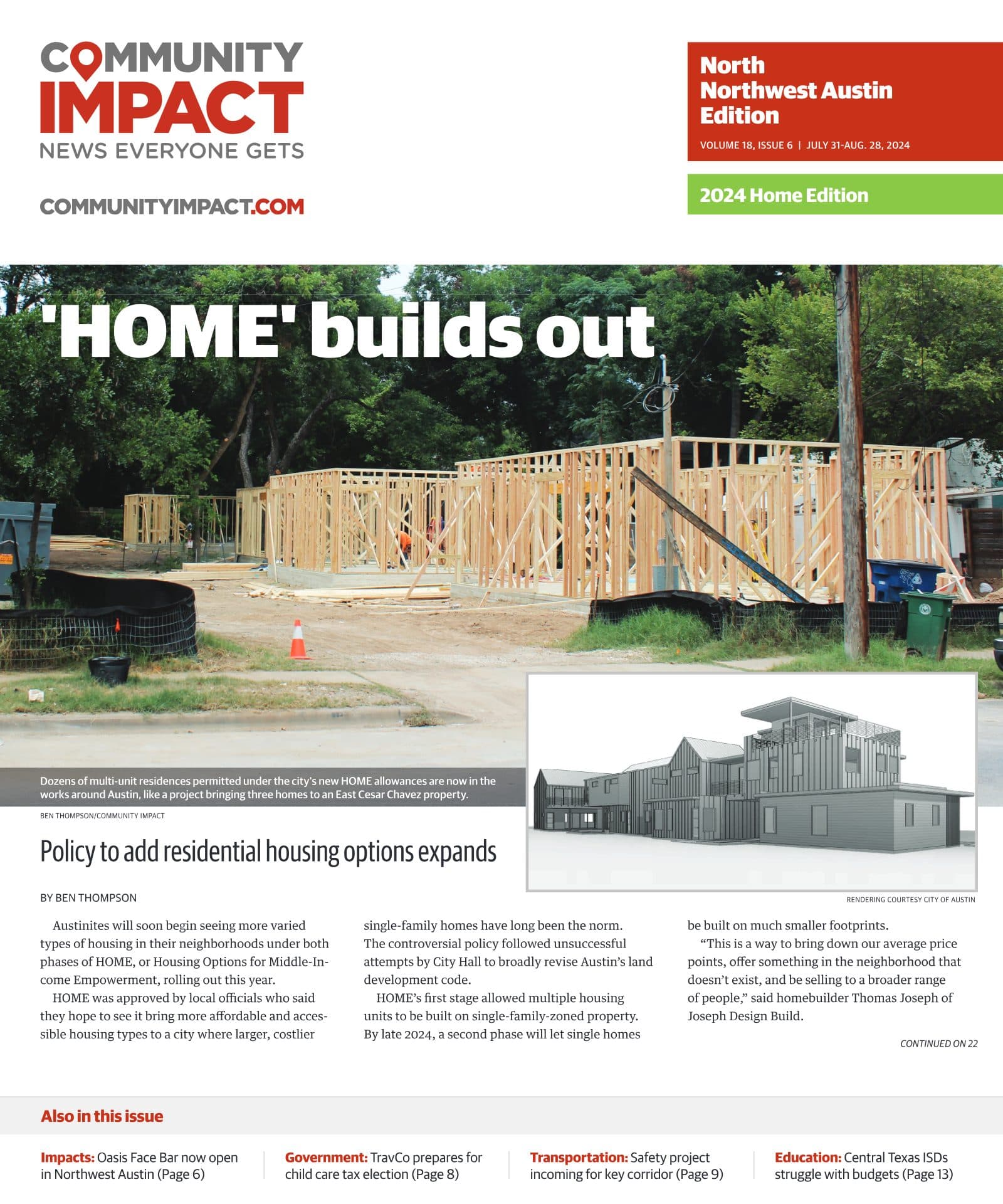 Northwest Austin cover — July 2024