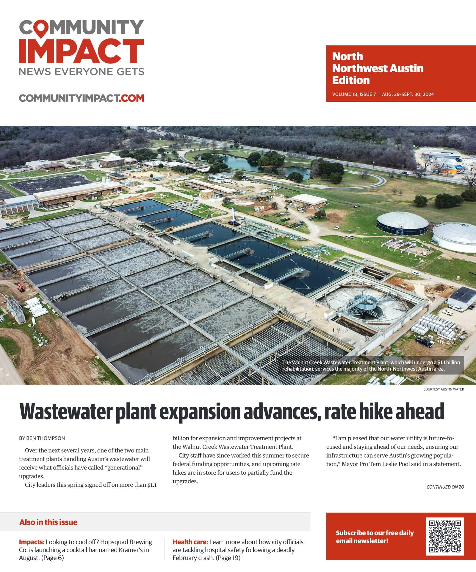 Northwest Austin cover — August 2024