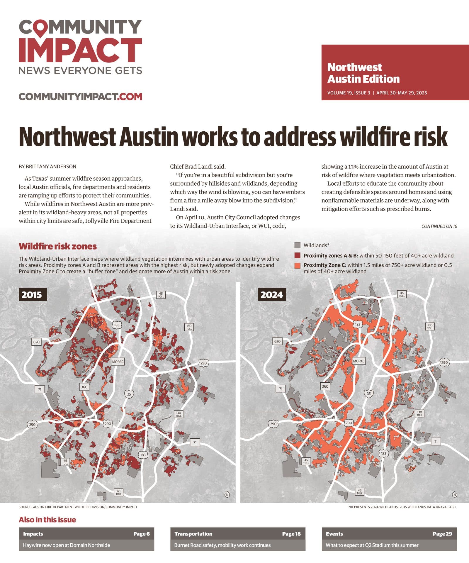 Northwest Austin cover — April 2025