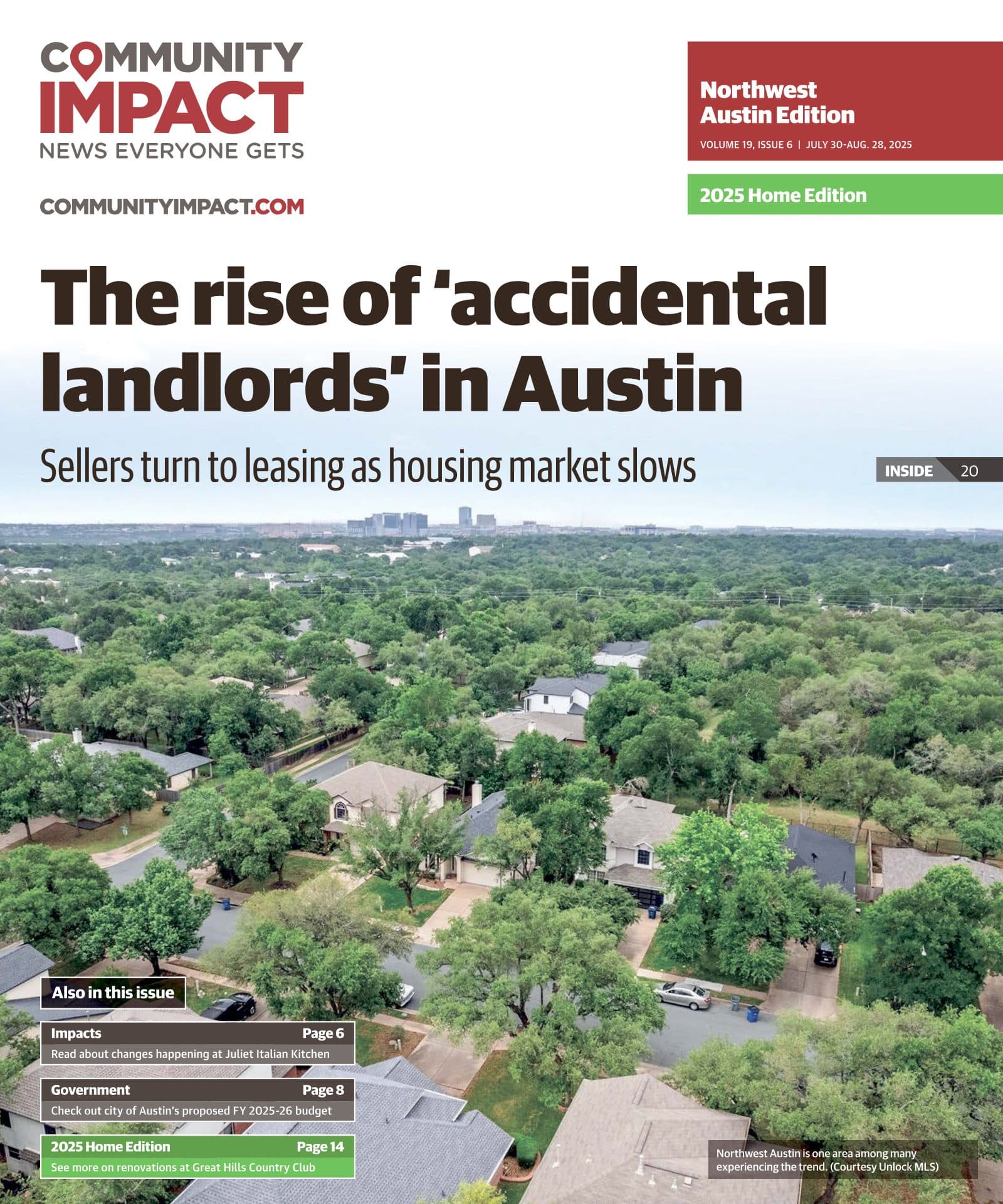 Northwest Austin cover — July 2025